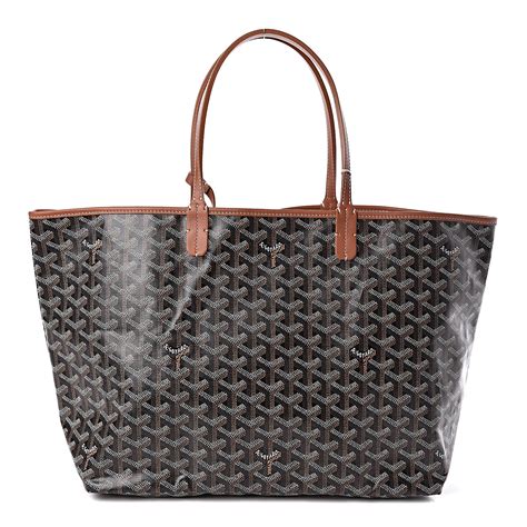 goyard goyardine saint louis pm black gold|GOYARD Goyardine Saint Louis PM Black Gold.